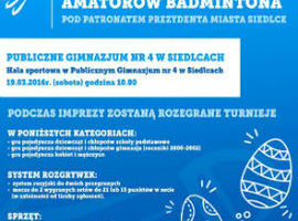 Turniej badmintona