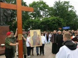 Znaki Światowych Dni Młodzieży w Siedlcach