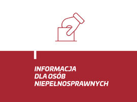 Informacja dla osób niepełnosprawnych
