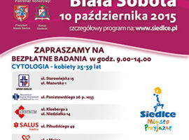 "Biała sobota" skorzystaj z bezpłatnych badań