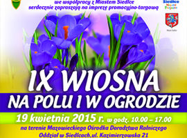 Wiosna na polu i w ogrodzie
