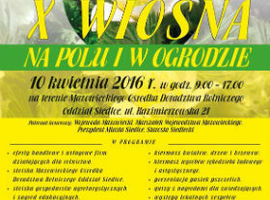Wiosna w polu i ogrodzie