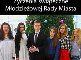 Życzenia świąteczne Młodzieżowej Rady Miasta