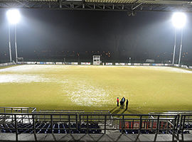 Stadion oświetlony