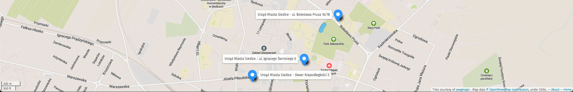 Siedlce mapa